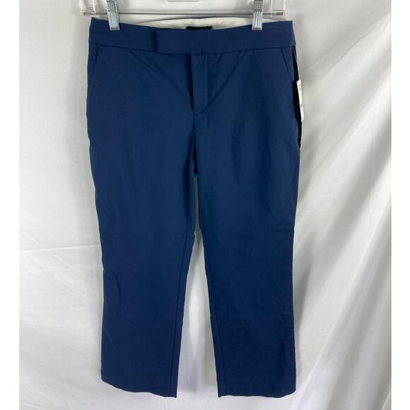 NWT Lord + Taylor Blue Cropped Dress Pant Size 2 - Picture 1 of 5